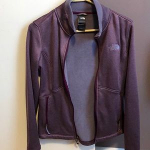 North Face fleece lined shell